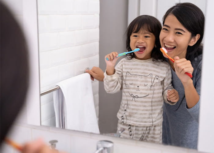 Brush your teeth regularly